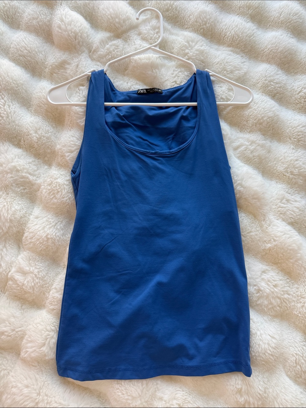 Zara Women’s Cobalt Blue Scoop Neck Tank